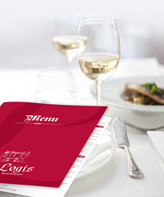 Menu du Logis à Guérande